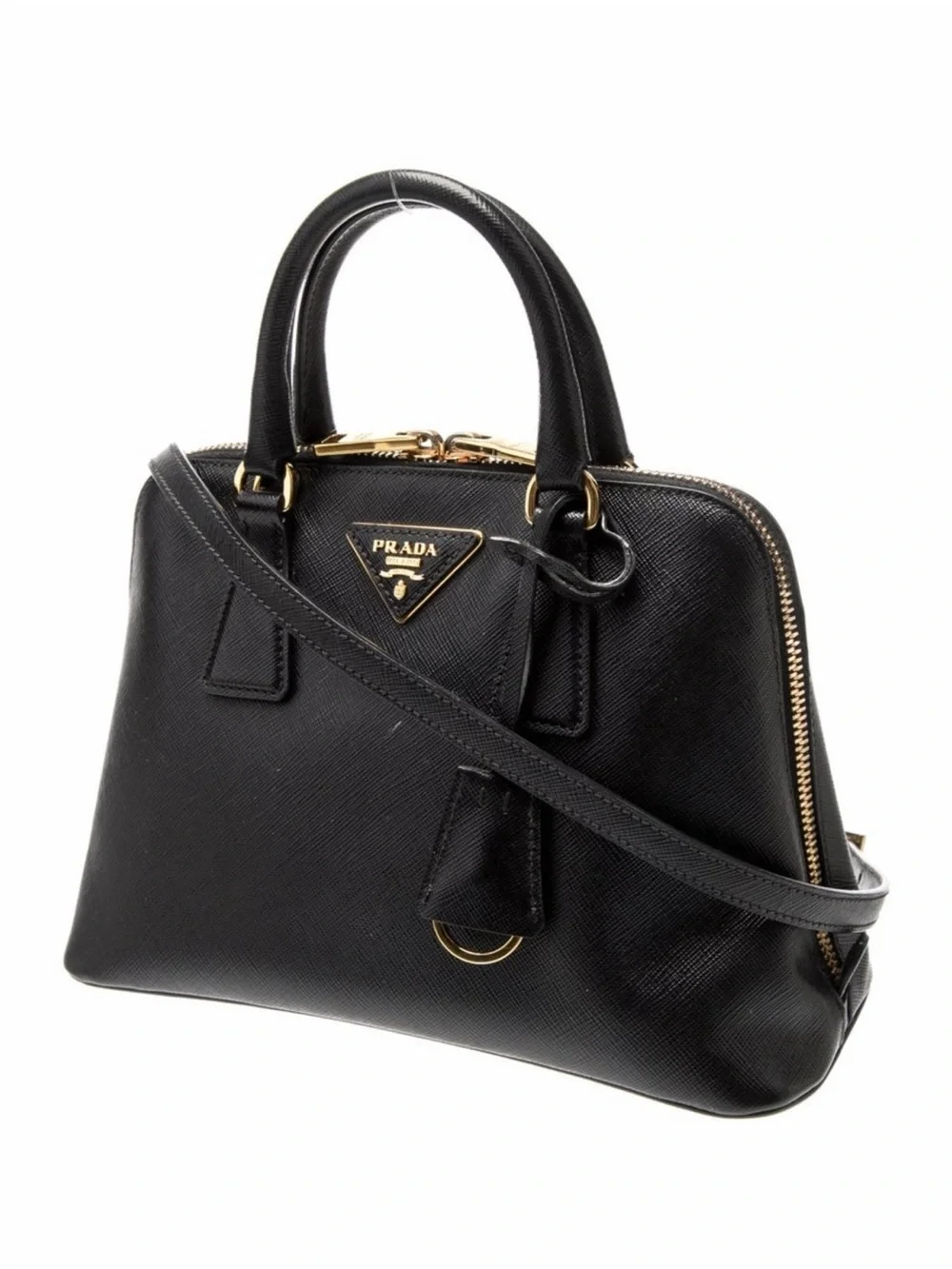 !!NEW!! Prada Black Saffiano Leather with Authenticity Card